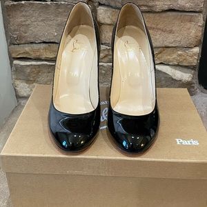 Christian Louboutin Fifi 100mm Black Patent Pump